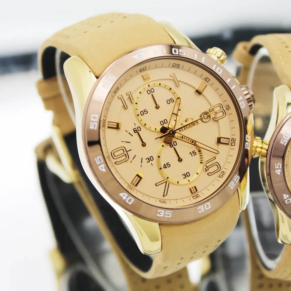 ساعت مچی عقربه ای ست زنانه و مردانه الگانس مدل 88349