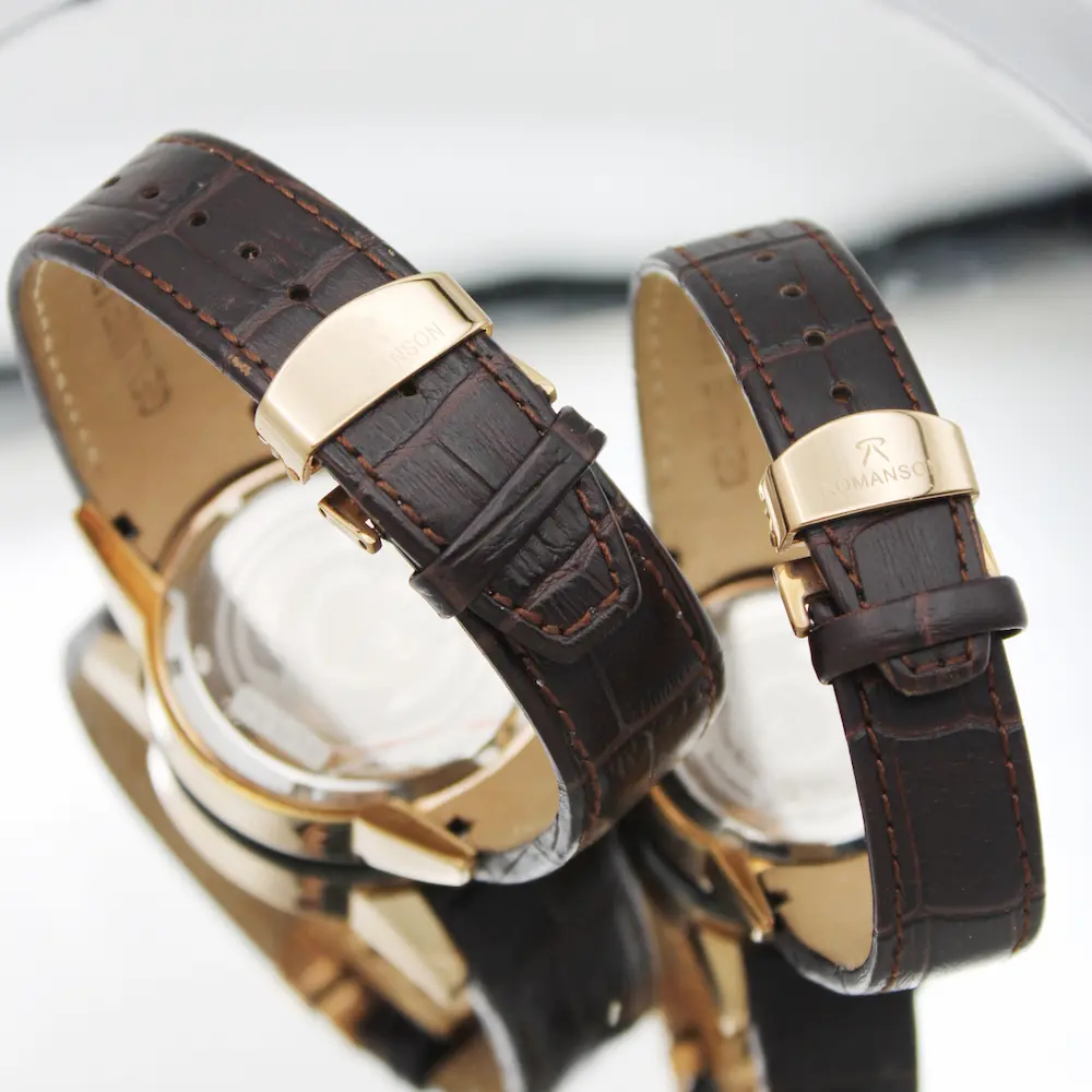 ساعت مچی عقربه ای ست زنانه و مردانه رومانسون مدل 1262