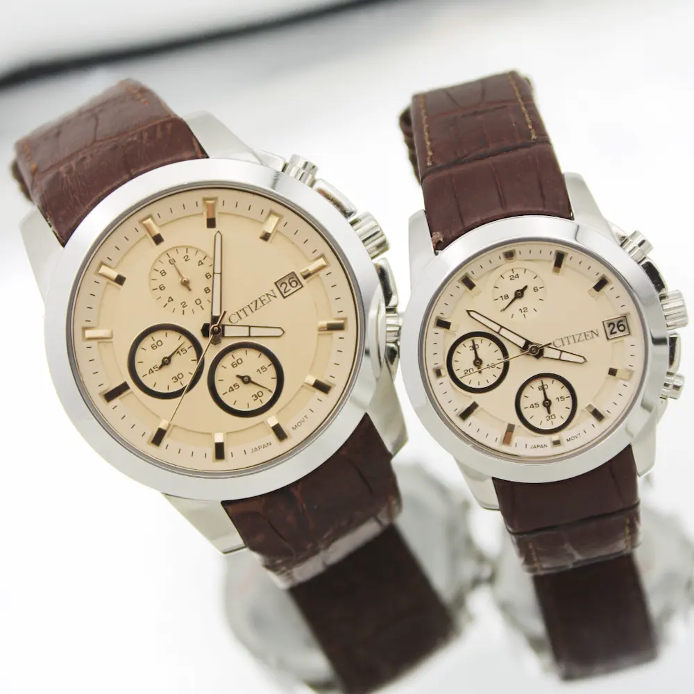 ساعت مچی عقربه ای ست زنانه و مردانه سیتیزن مدل 2137