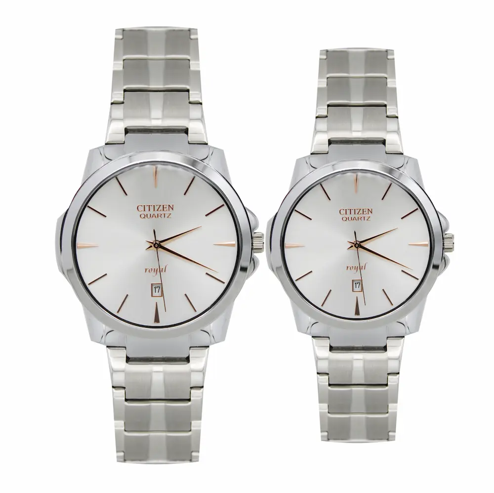 ساعت مچی عقربه ای ست زنانه و مردانه سیتیزن مدل 6262