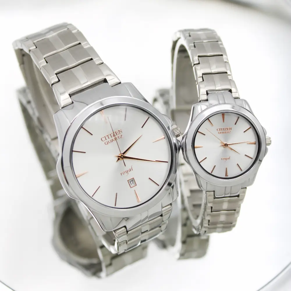 ساعت مچی عقربه ای ست زنانه و مردانه سیتیزن مدل 6262