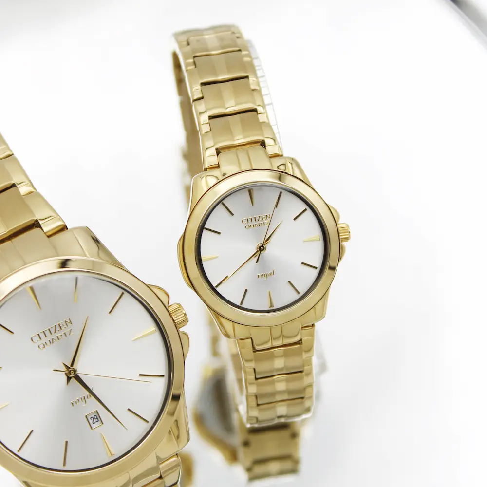 ساعت مچی عقربه ای ست زنانه و مردانه سیتیزن مدل 6262