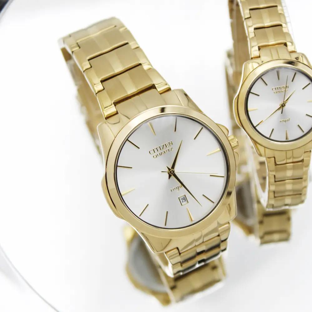 ساعت مچی عقربه ای ست زنانه و مردانه سیتیزن مدل 6262