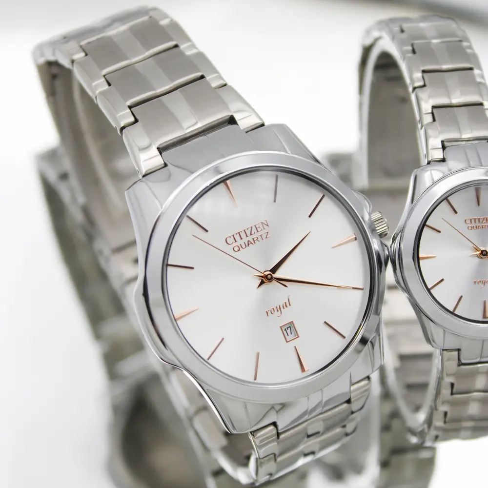 ساعت مچی عقربه ای ست زنانه و مردانه سیتیزن مدل 6262