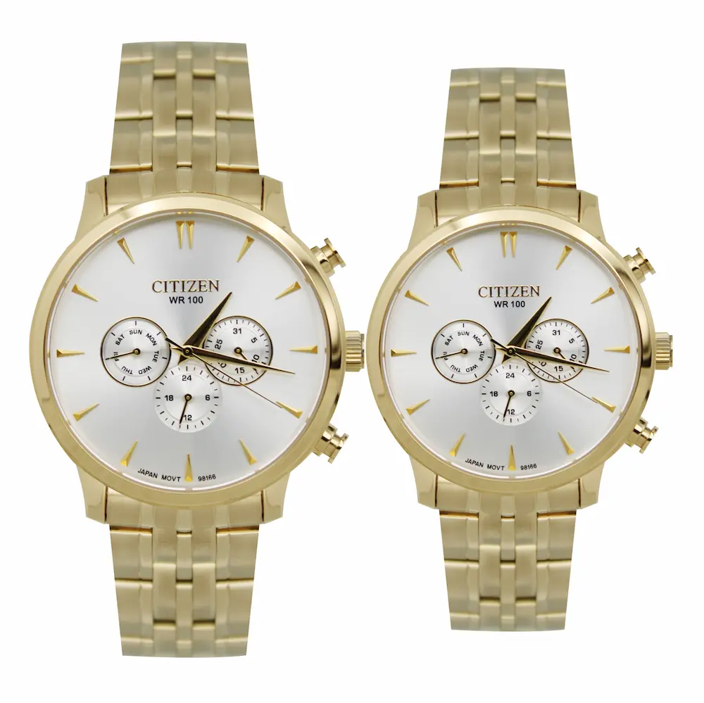 ساعت مچی عقربه ای ست زنانه و مردانه سیتیزن مدل 98166
