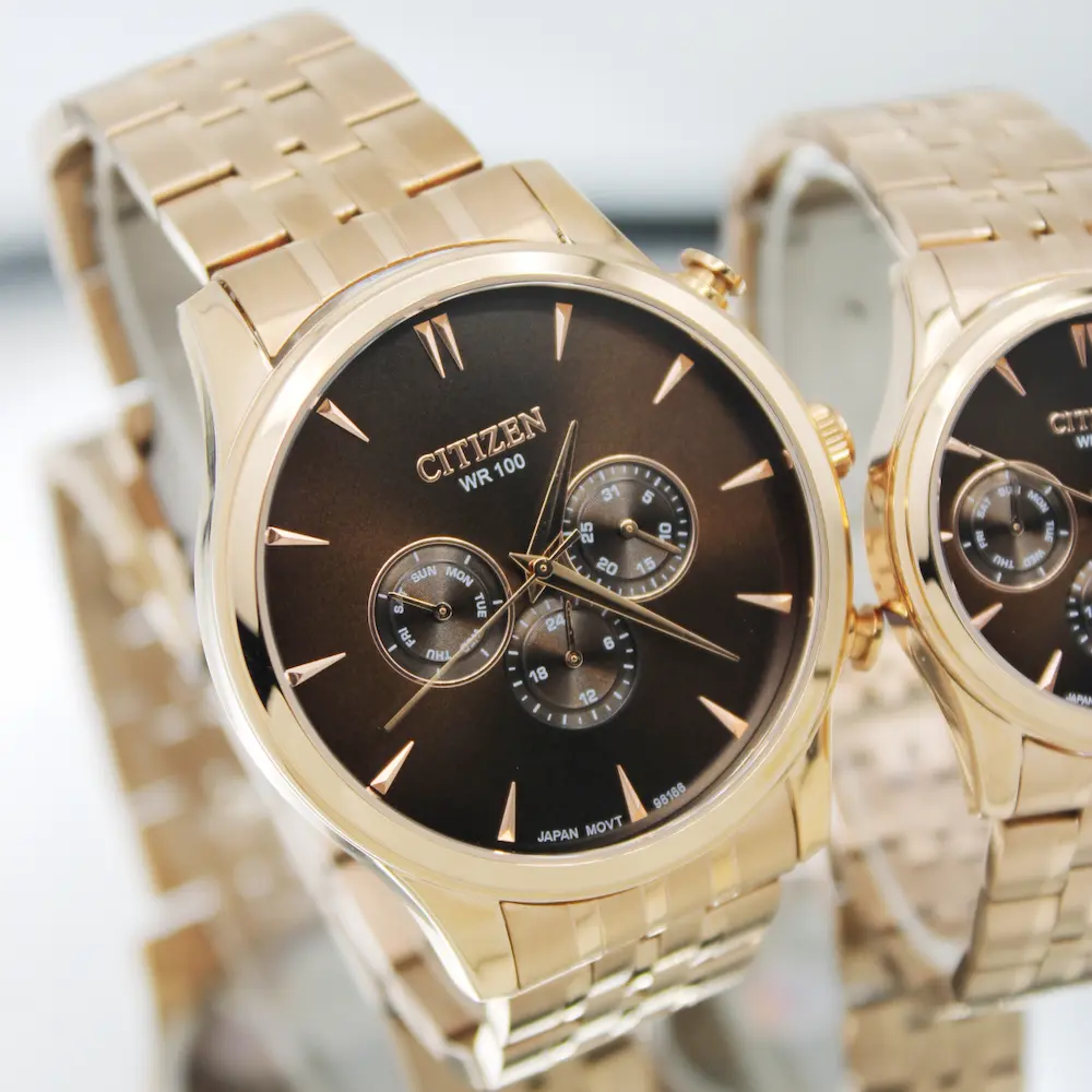 ساعت مچی عقربه ای ست زنانه و مردانه سیتیزن مدل 98166