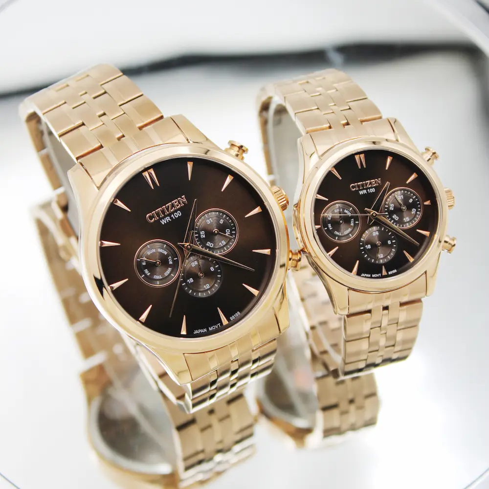 ساعت مچی عقربه ای ست زنانه و مردانه سیتیزن مدل 98166