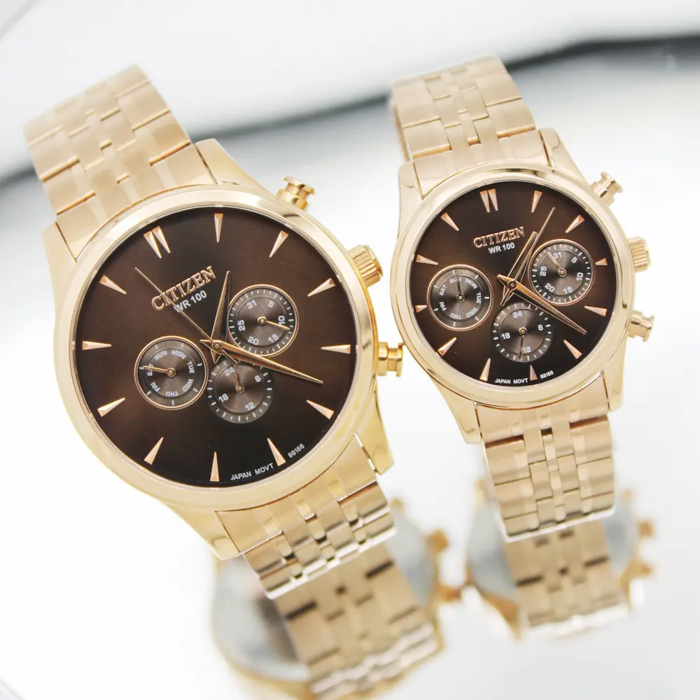 ساعت مچی عقربه ای ست زنانه و مردانه سیتیزن مدل 98166