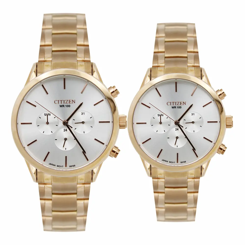 ساعت مچی عقربه ای ست زنانه و مردانه سیتیزن مدل 98168