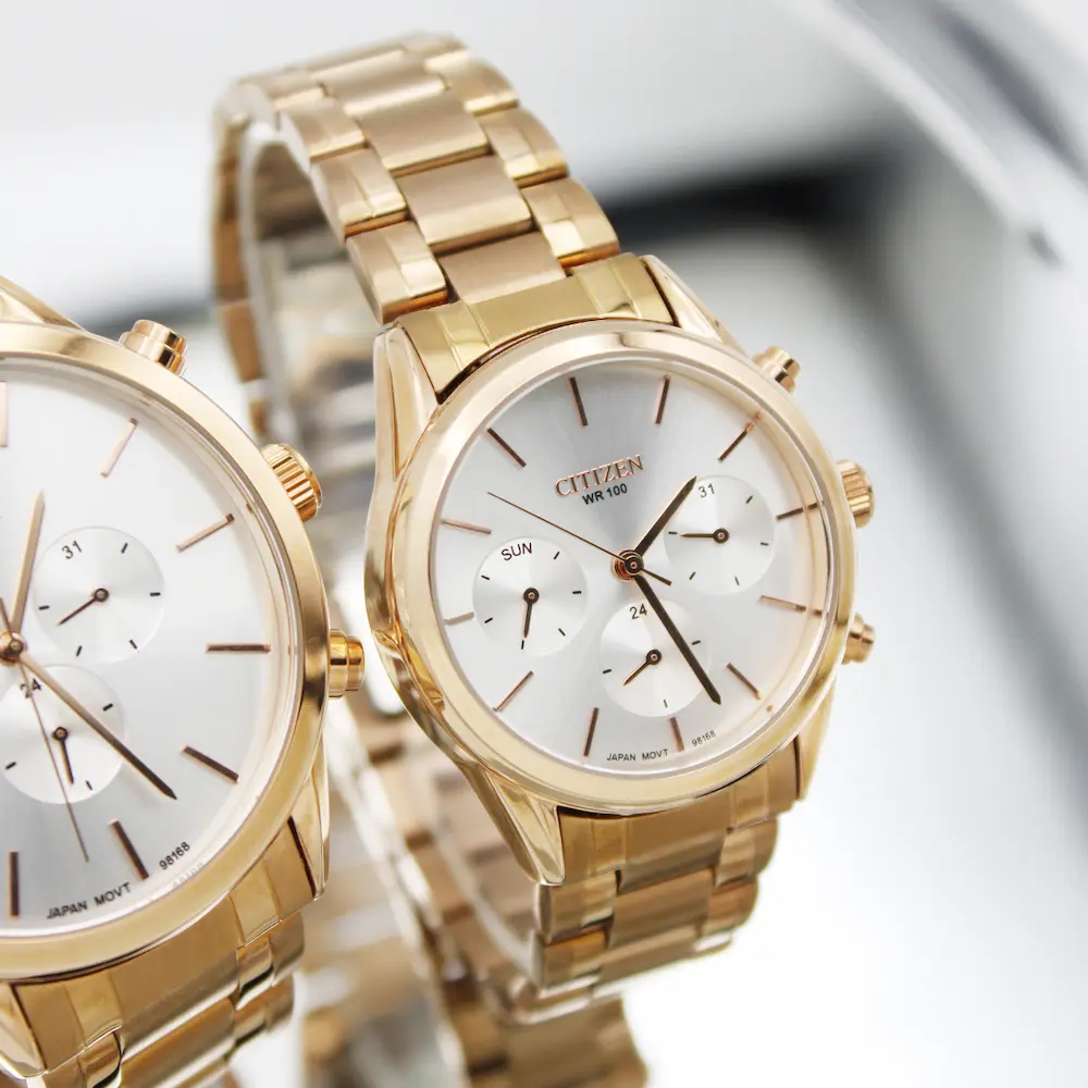 ساعت مچی عقربه ای ست زنانه و مردانه سیتیزن مدل 98168