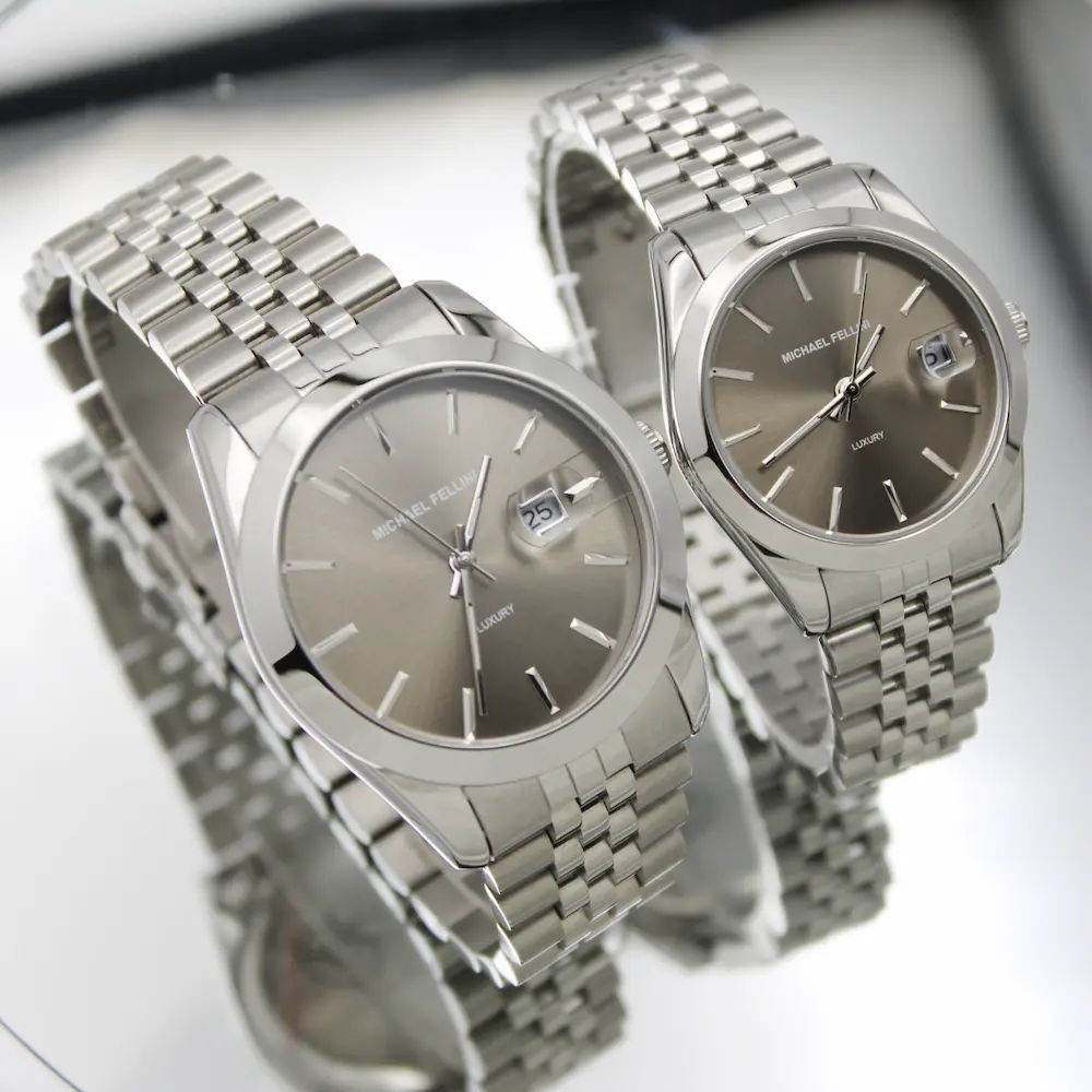 ساعت مچی عقربه ای ست زنانه و مردانه مایکل فلینی مدل 2391