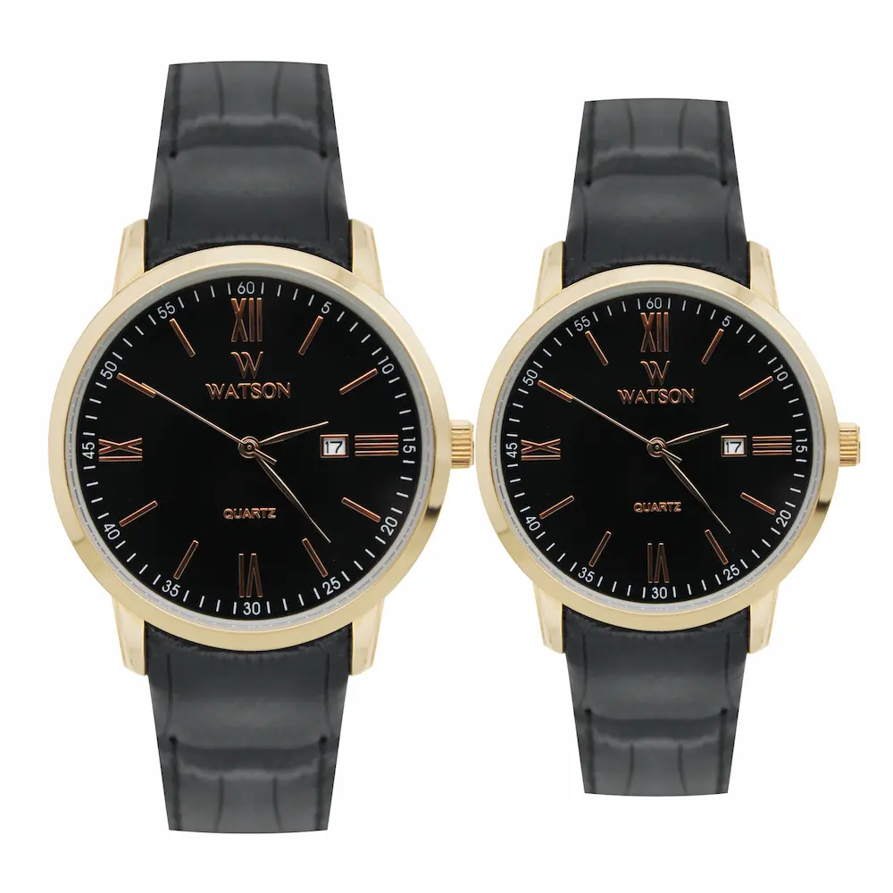 ساعت مچی عقربه ای ست زنانه و مردانه واتسون مدل 1008