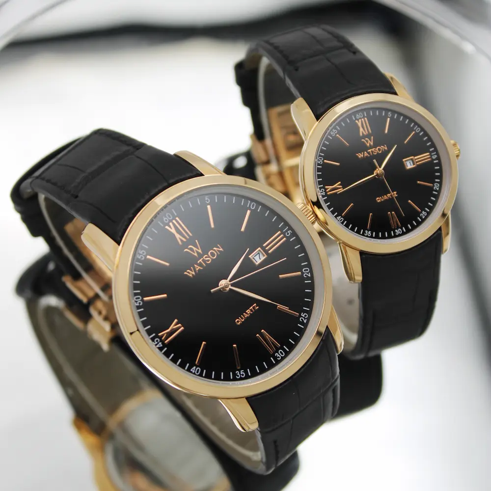 ساعت مچی عقربه ای ست زنانه و مردانه واتسون مدل 1008