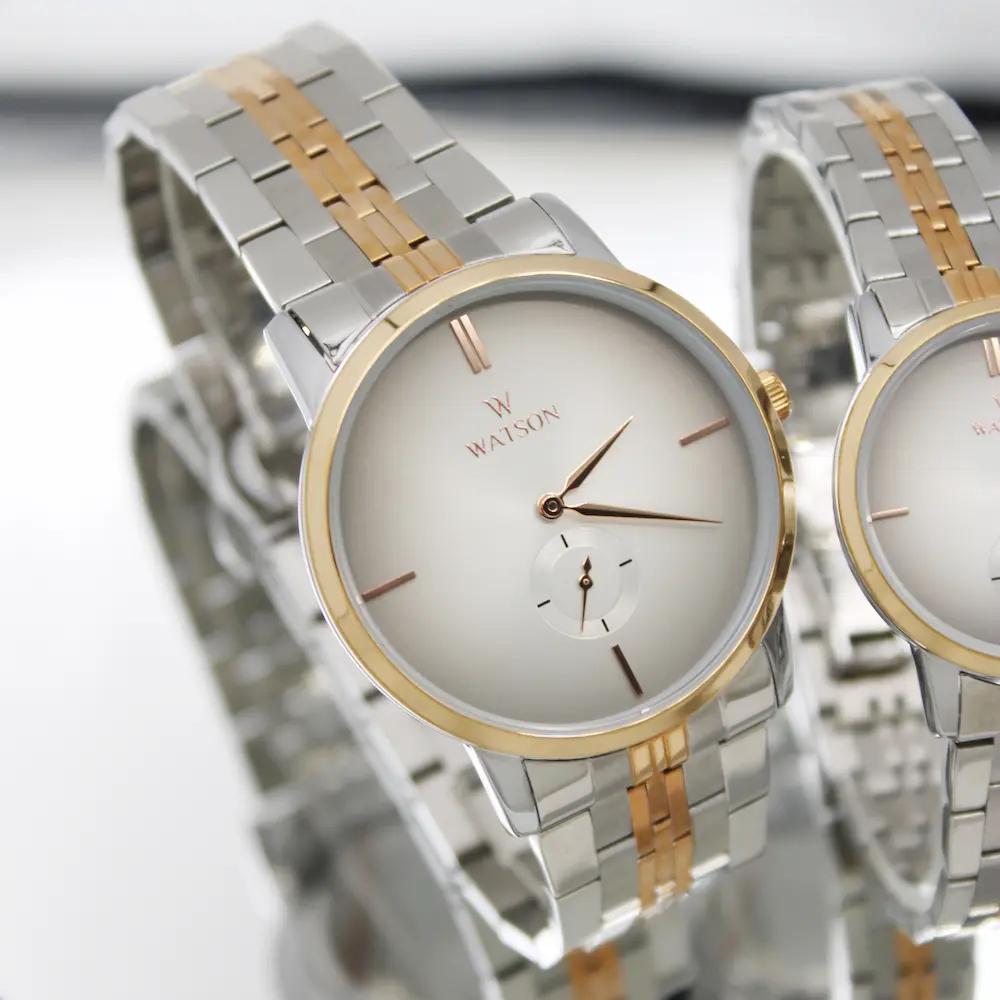 ساعت مچی عقربه ای ست زنانه و مردانه واتسون مدل 1025