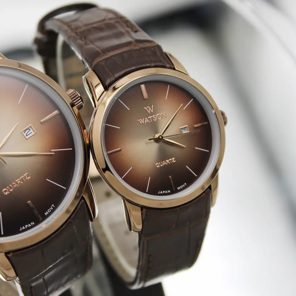 ساعت مچی عقربه ای ست زنانه و مردانه واتسون مدل 1034