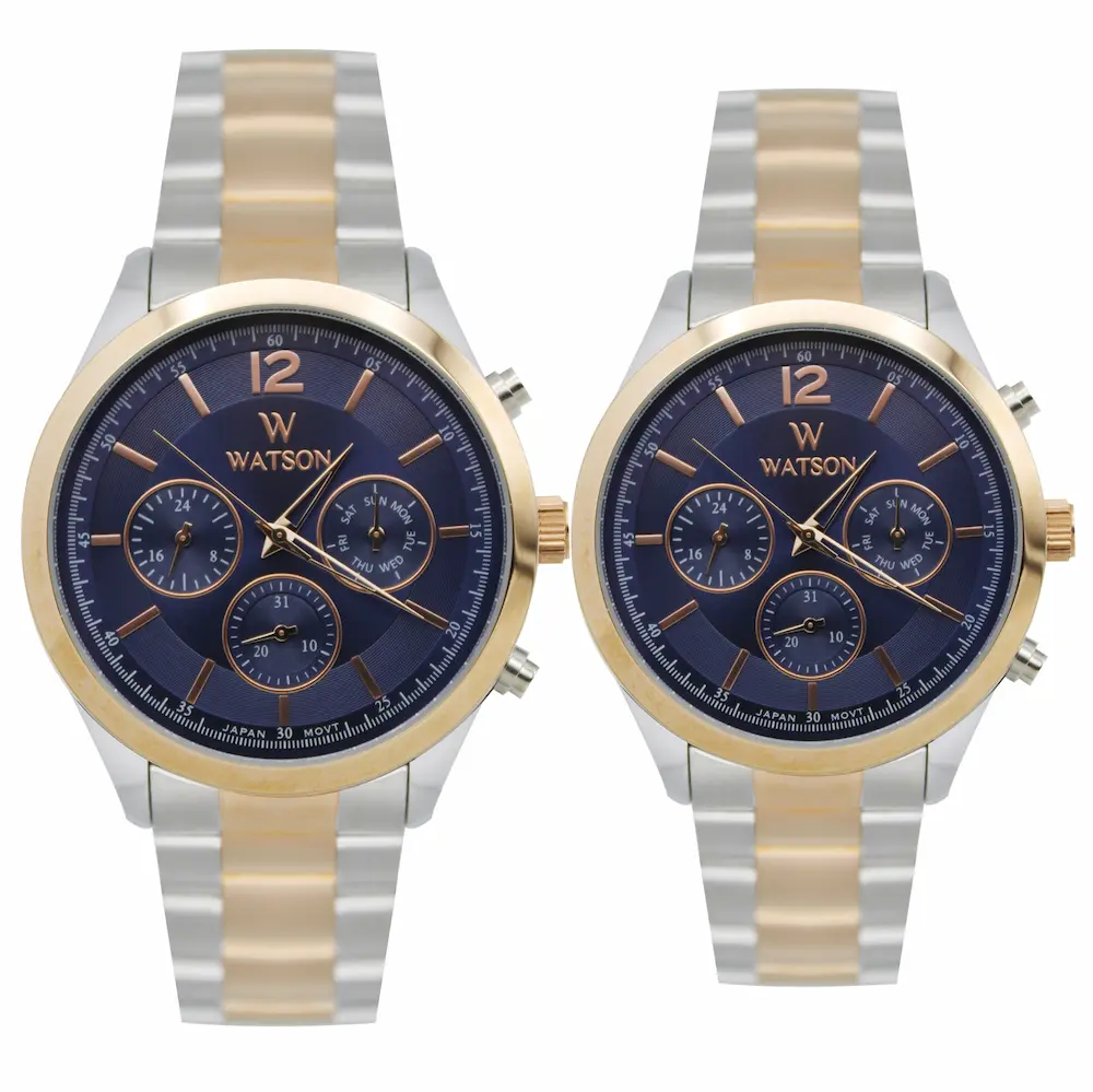ساعت مچی عقربه ای ست زنانه و مردانه واتسون مدل 1082