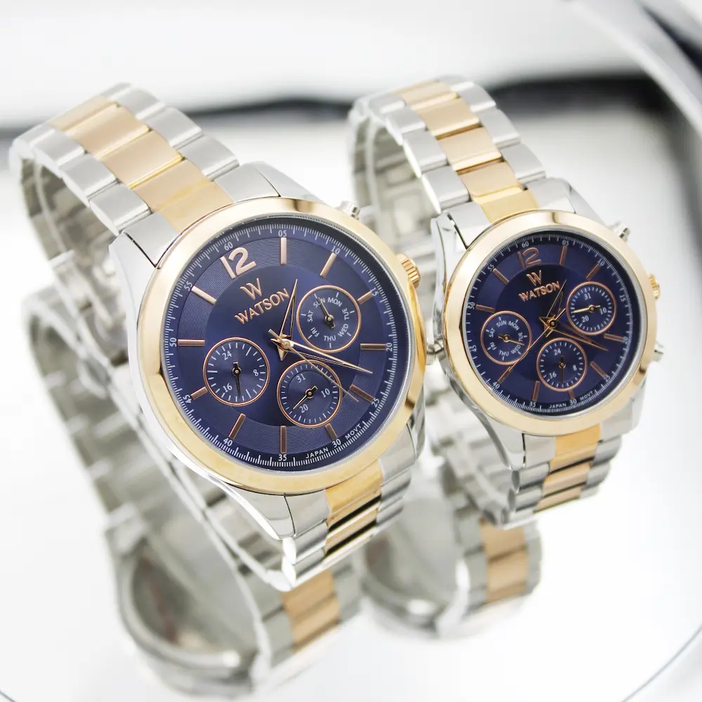 ساعت مچی عقربه ای ست زنانه و مردانه واتسون مدل 1082