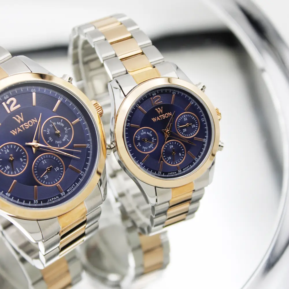 ساعت مچی عقربه ای ست زنانه و مردانه واتسون مدل 1082