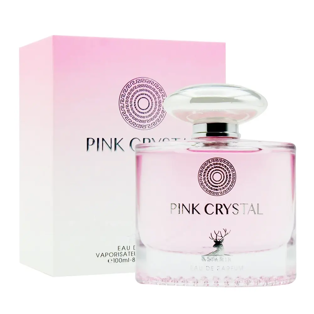ادکلن زنانه اسپیگان مدل پینک کریستال (Pink Crystal) حجم 100 میلی لیتر - مدل ورساچه صورتی